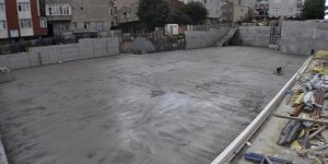 temel betonu helikopterli şap